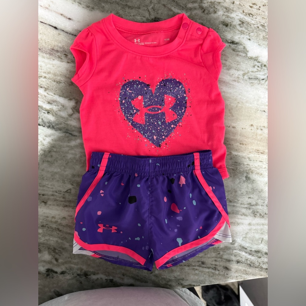 Under armour baby girl 0-3